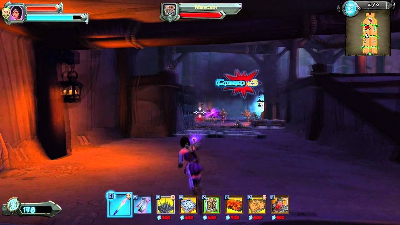 Orcs Must Die 2 Sorceress Playthrough - The Hidden Gulch