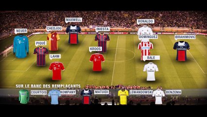 L'équipe type des 8es de finale aller de Ligue des Champions