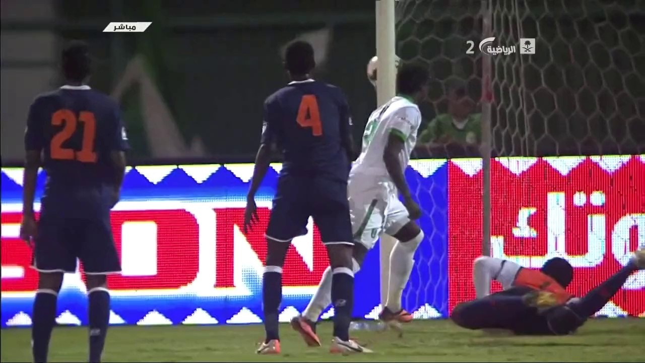 هدف الاهلي الاول من محمد امان في الانصار - الاهلي 5-0 الانصار - كأس الملك دور ال32 - 25/02/2014