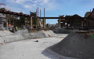 Second reportage de construction pour Angkor à PortAventura