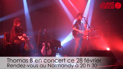 Thomas B, le chanteur de Luke, prépare sa tournée solo de l'album Shoot à Saint-Lô