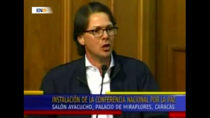 Declaraciones de Lorenzo Mendoza en Conferencia Nacional de Paz