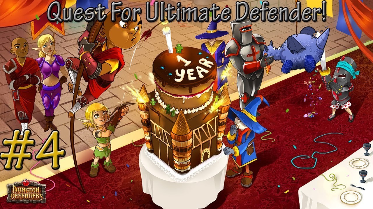 Dungeon Defenders! Q4UD! Let the Myth Grind Begin. #4