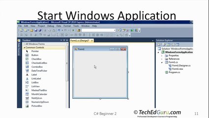 Creating First C# app