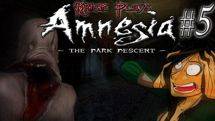 EXPLODING ZOMBIE PLANTS - Krism Plays - Amnesia: The Dark Decent [P5]