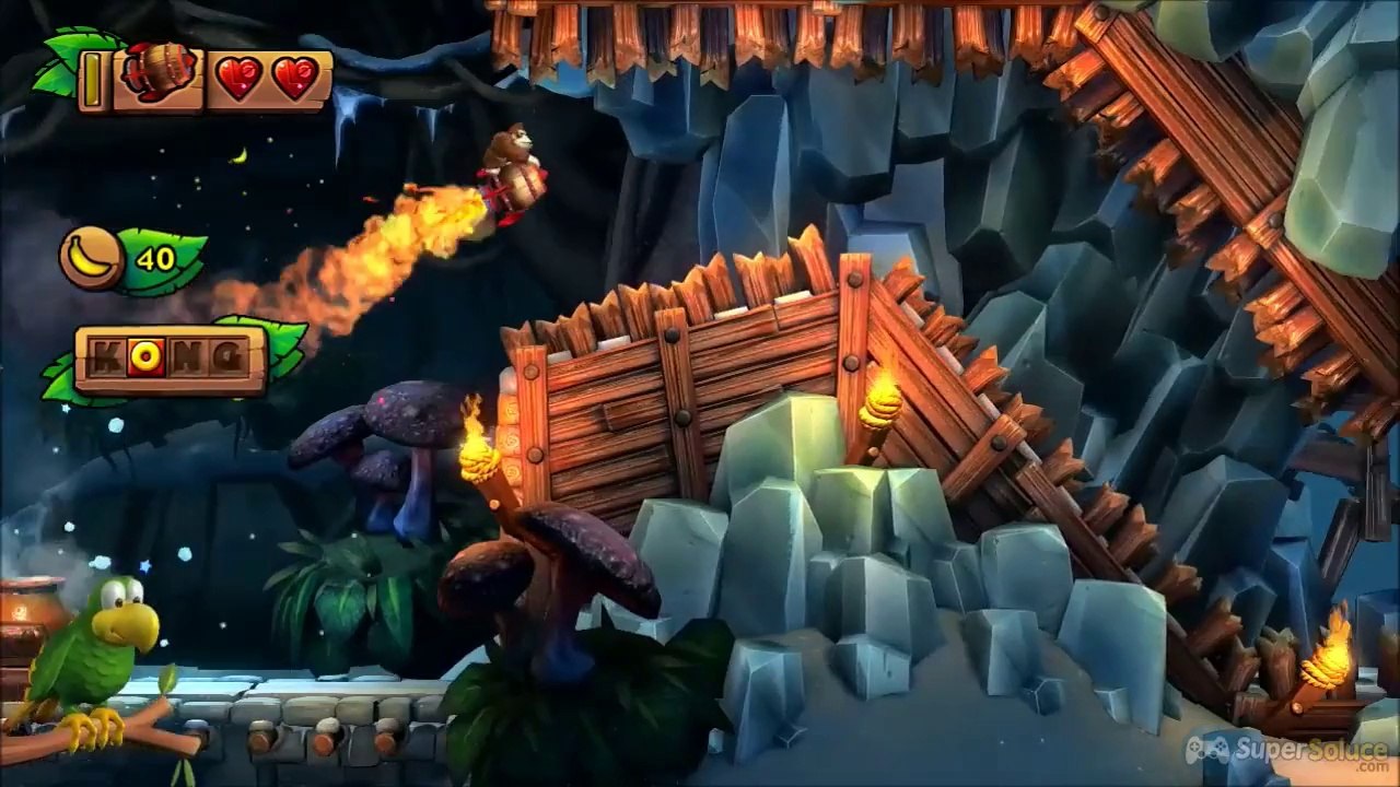 Soluce Donkey Kong Country Tropical Freeze le niveau 64 à