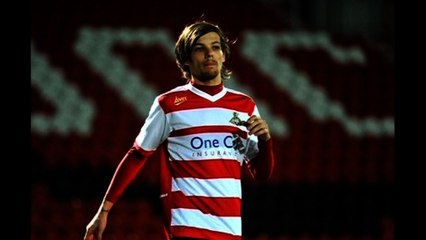 One Direction's Louis makes soccer debut