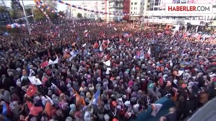 Erdoğan: "Biz yapıyoruz, inşa ediyoruz"-