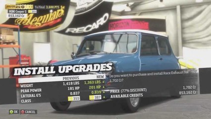 Forza Horizon - "Mini Cooper S" (143 Mph)