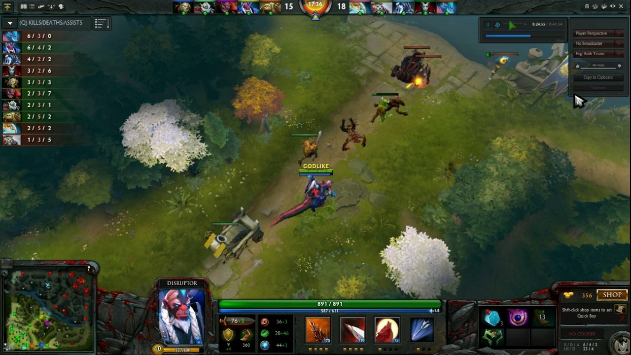 Dota 2 Gameplay: Distruptor Ability Draft (Trax Ulty)