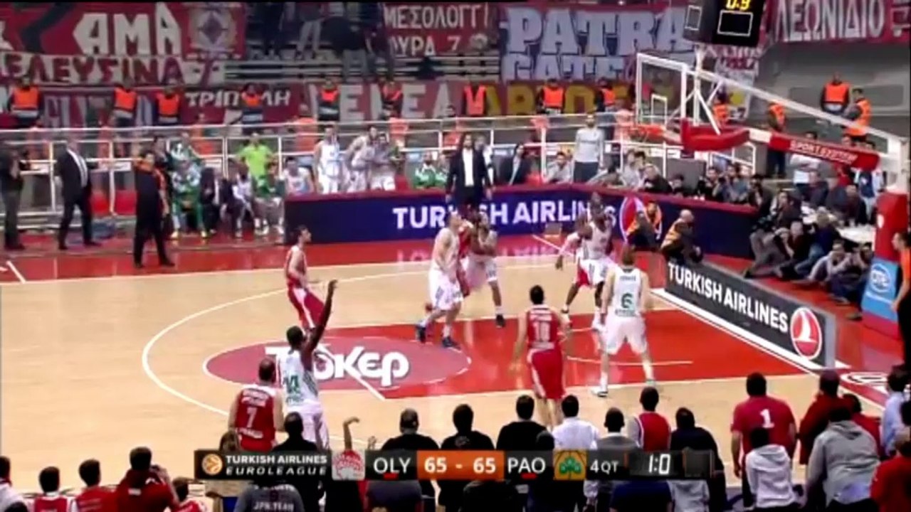 Spanoulis buzzerbeater decides Athens derby