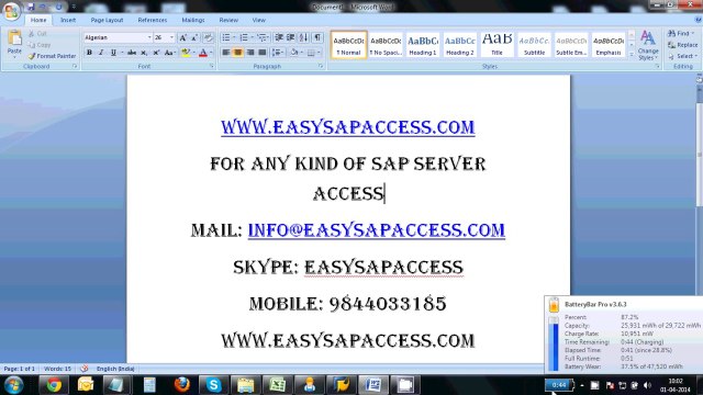 SAP PORTAL Server Access For Practice