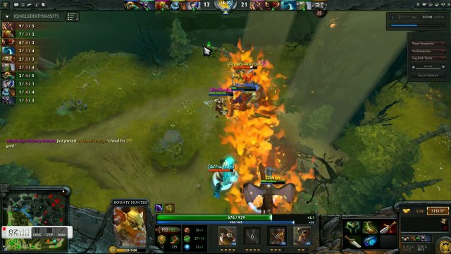 Dota 2 Gameplay: Gondar (Bounty Hunter) 3 Rapiers