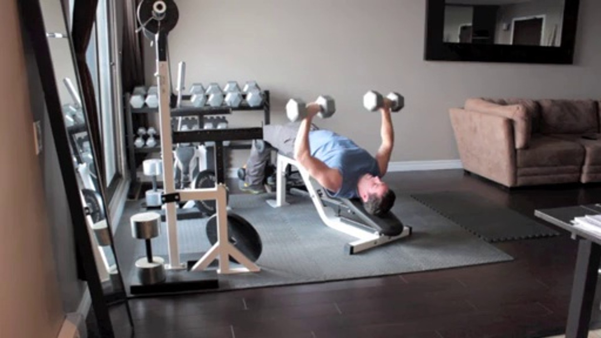 Decline Bench Press Workout Video Dailymotion