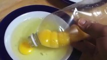 Just Awesome! How to separate egg yolks and egg whites!