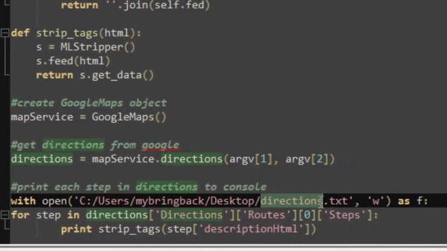 Learn Python Programming Tutorial 26 | Getting Directions Google Maps API pt3
