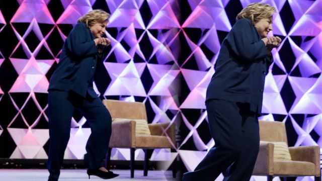 Hillary Rodham Clinton Dodges Rogue Shoe Thrower