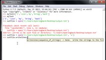 Learn Python Programming Tutorial 14 | Writing Text to a File