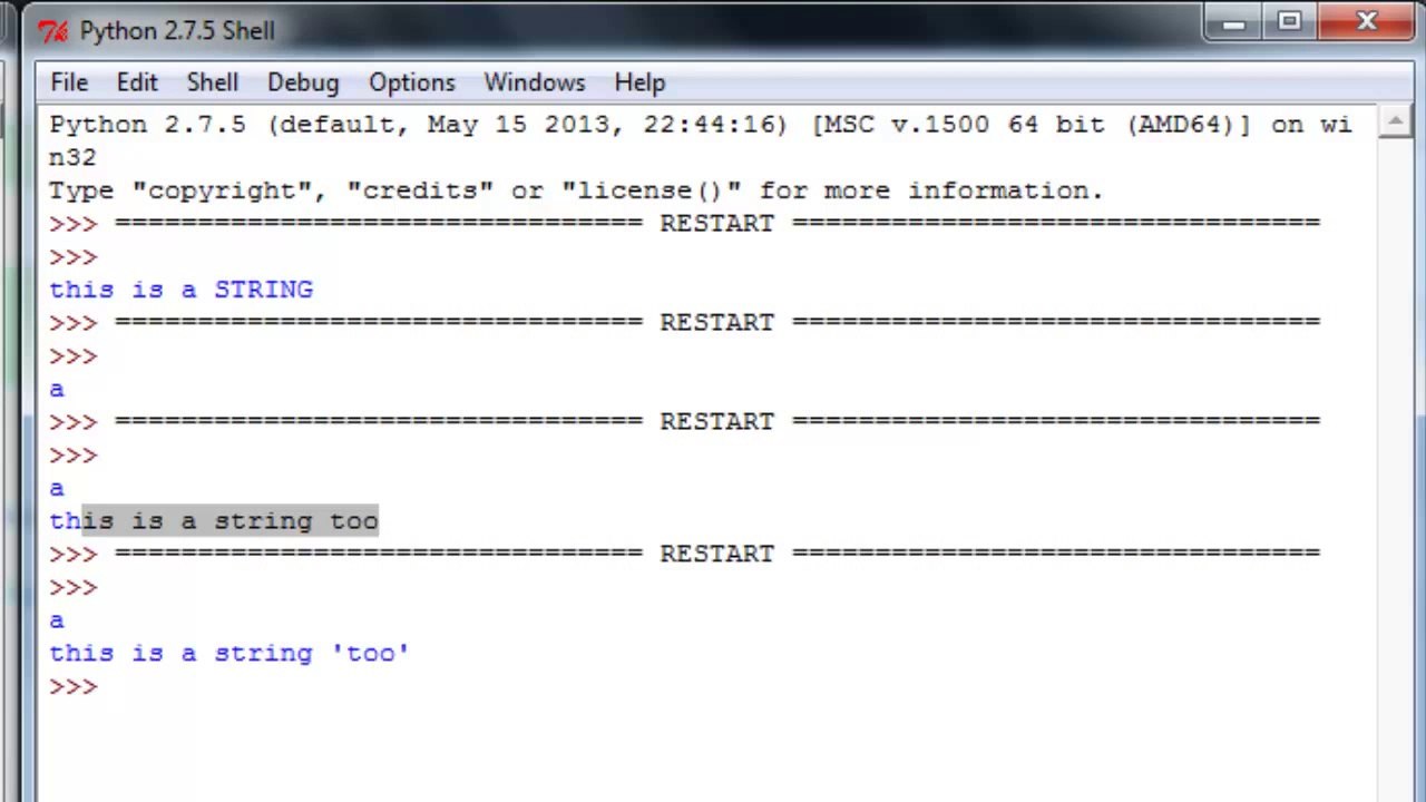 Learn Python Programming Tutorial 7 | Comments and Strings Expanded