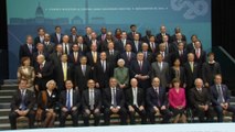 G20 finance, banking officials smile for class photo