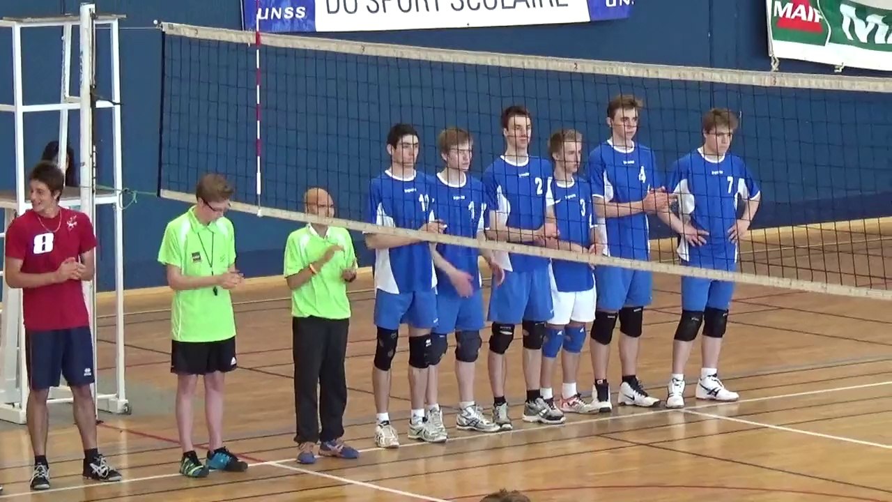 Petite finale protocole : lycée Sainte Marie de Beaucamps-Ligny et le lycée Stella de Piton St Leu