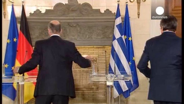 Visite courte et symbolique d'Angela Merkel à Athènes