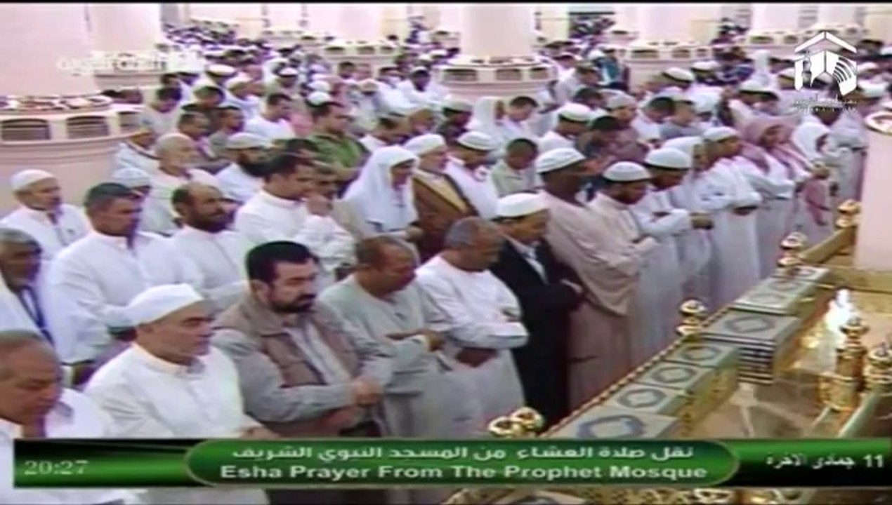 11th April 2014 Madeenah 'Isha led by Sheikh Thubayty