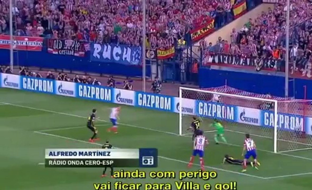 Redação AM: Alfredo Martinez narra de forma fantástica o gol histórico de Koke do Atlético de Madrid