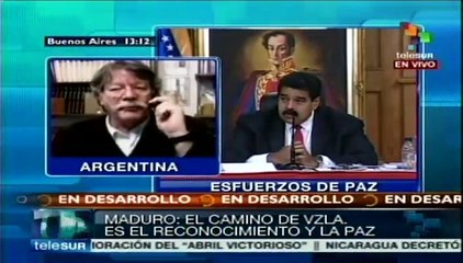 Califica De Buen como "de altura" la metodología de Maduro para la paz
