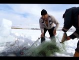 Çıldır Gölü'nde Kışın Buzda Balık Tutma