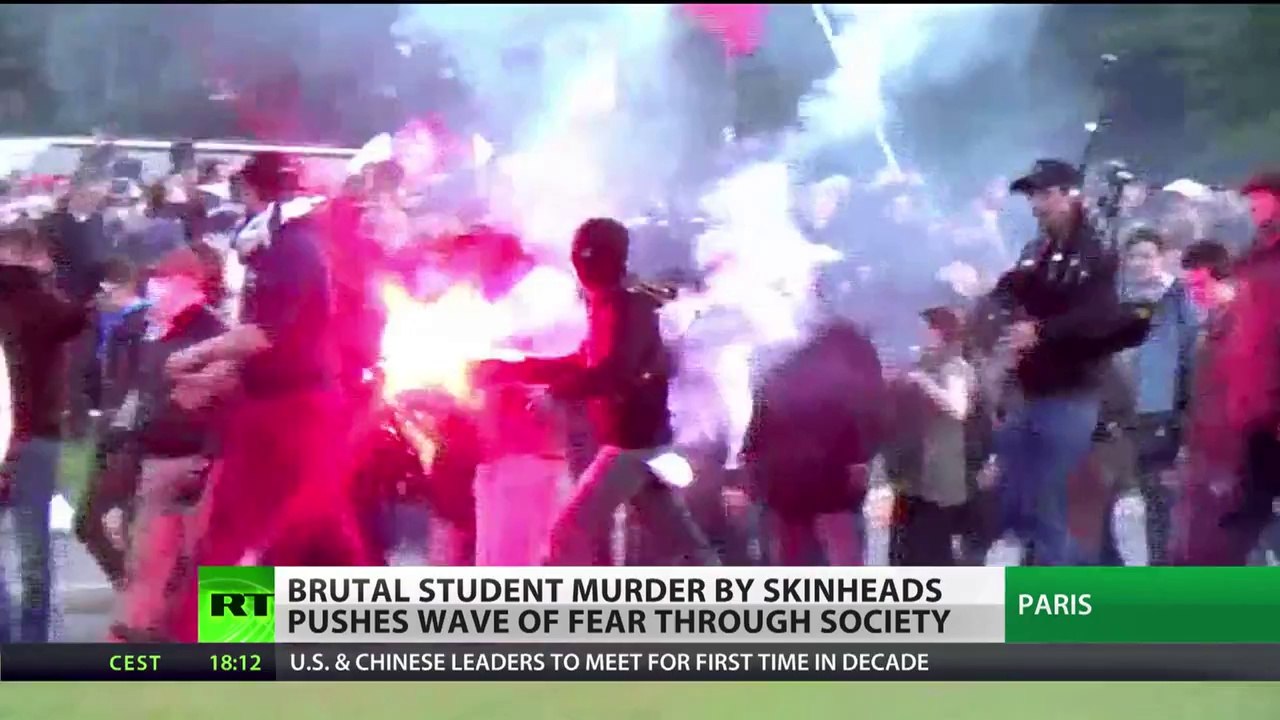 France's fascism fear as activist killed in skinhead attack