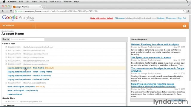 Google Analytic Ess-13-Understanding accounts and profile administration
