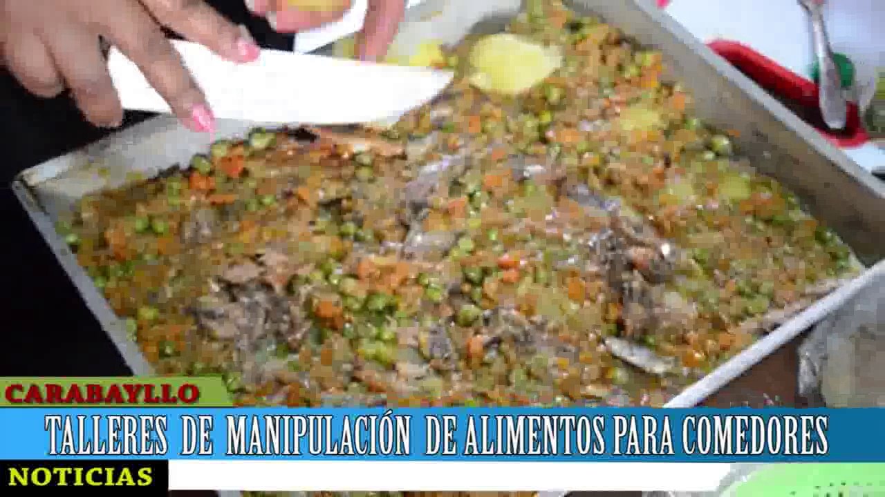 TALLER DE MANIPULACIÓN DE ALIMENTOS PARA COMEDORES