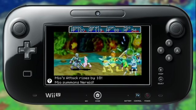 Console Nintendo Wii U - Golden Sun (Console Virtuelle)