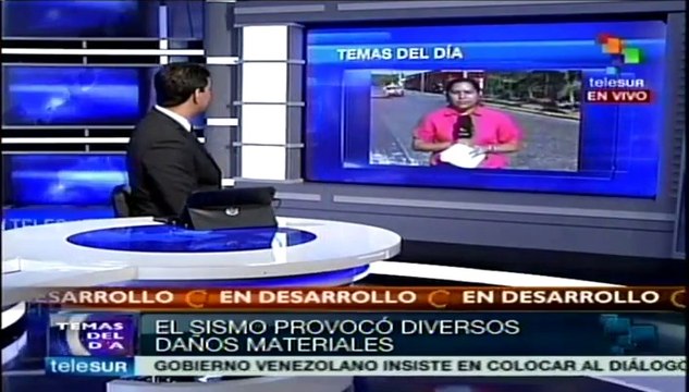 Nuevo terremoto de 6.1 grados Richter sacude Nicaragua