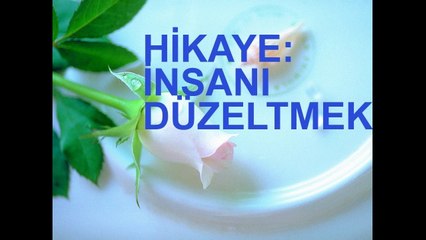 İNSANI DÜZELTMEK / DÜNYAYI DÜZELTMEK (HİKAYE)