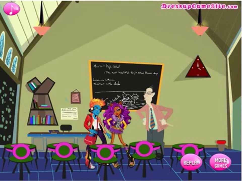 Monster High Decorar Escuela