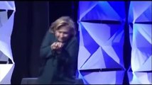 American citizen throw her shoes  Hillary Clinton