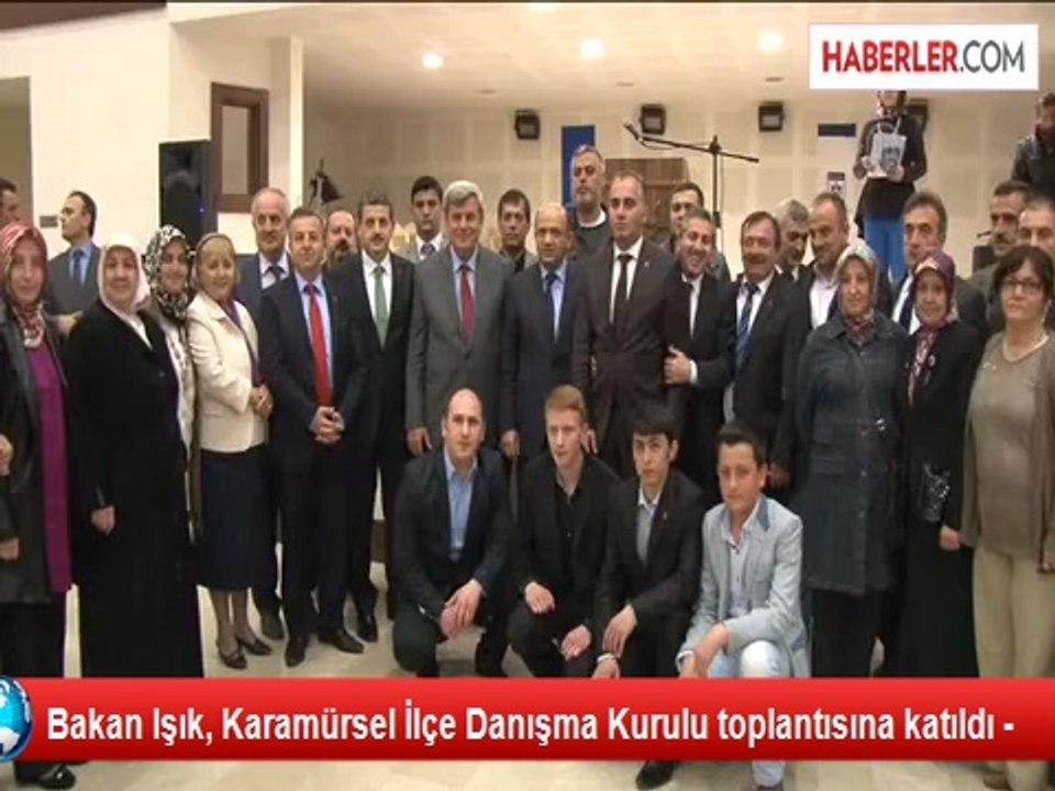 Bakan Işık, Karamürsel İlçe Danışma Kurulu toplantısına katıldı -