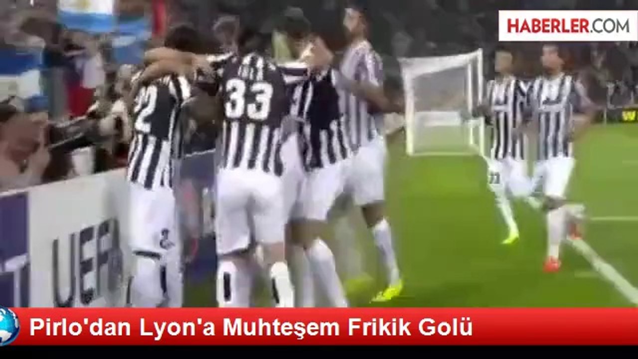 Pirlo'dan Lyon'a Muhteşem Frikik Golü