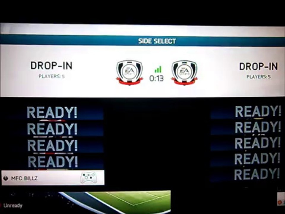 FIFA Pro Clubs Drop in match lobby troll