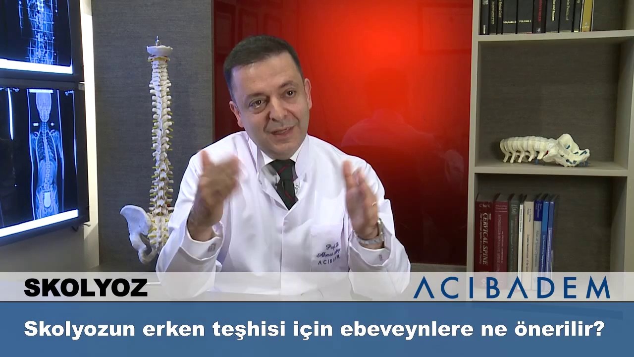 Skolyozun erken teşhisi için ebeveynlere ne önerilir?