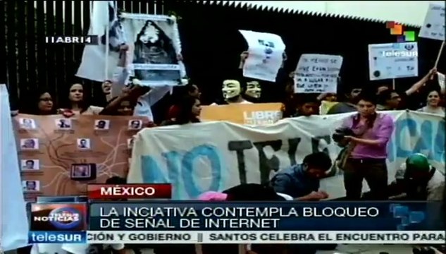 Sectores mexicanos rechazan ley de telecomunicaciones