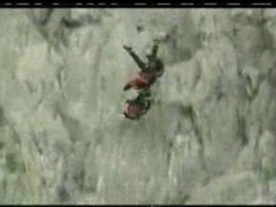 Face a la mort - Chute de falaise