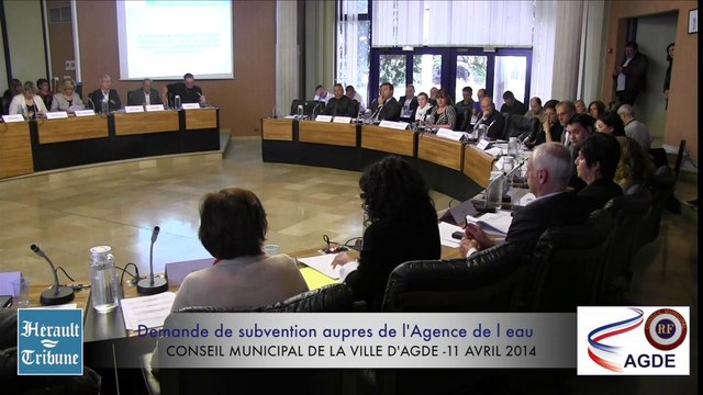 AGDE - 2014 - ( 2 ) VIDEO - COMPTE RENDU INTEGRAL & EN IMAGES DU CONSEIL MUNICIPAL du VENDREDI 11 AVRIL 2014 ( 2° partie )