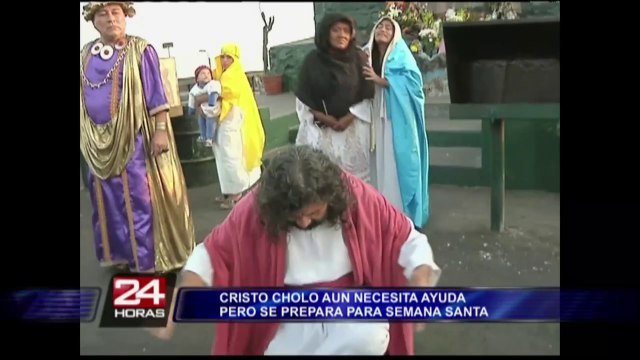 El 'Cristo Cholo' Marino Valencia se prepara para la Semana Santa