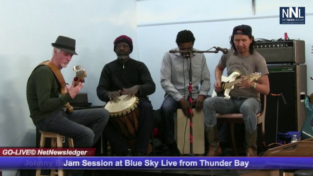 Ira Johnson and friends at 'BlueStock' at Blue Sky