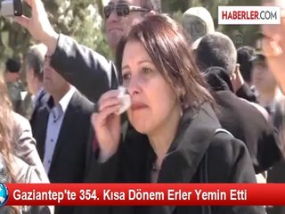 Gaziantep'te 354. Kısa Dönem Erler Yemin Etti