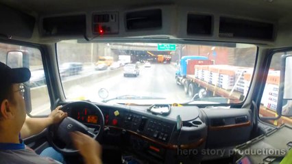 Timelapse drive over the George Washington Bridge