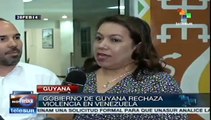 Guyana expresa su solidaridad con Venezuela